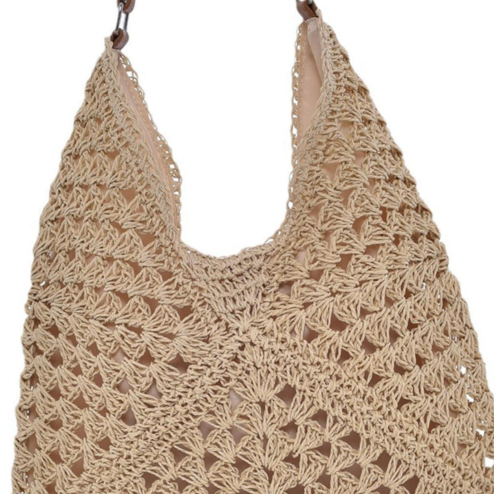 Плетеная сумка через плечо — фото 9