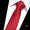 Necktie Man 7.5 cm Silk Tie Solid Color Gravatas Suit Accessories Fit Wedding Holiday Party
