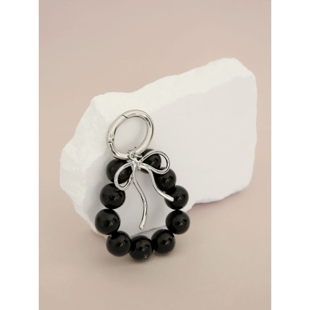 JUDY AND PAUL Balletcore Big Ribbon Point Keychain