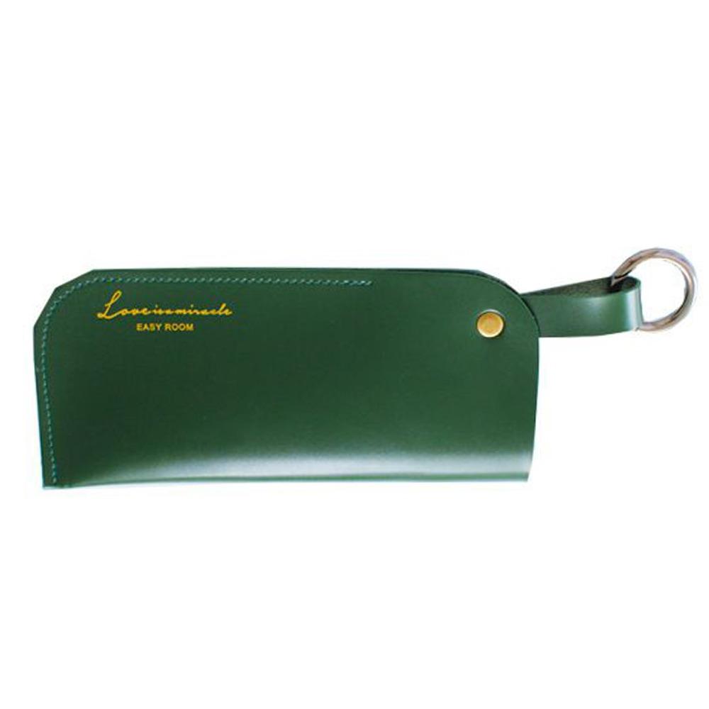 with Keyring Sunglasses Storage Bag Solid Color Hanging Sunglasses  Eyewear Accessories