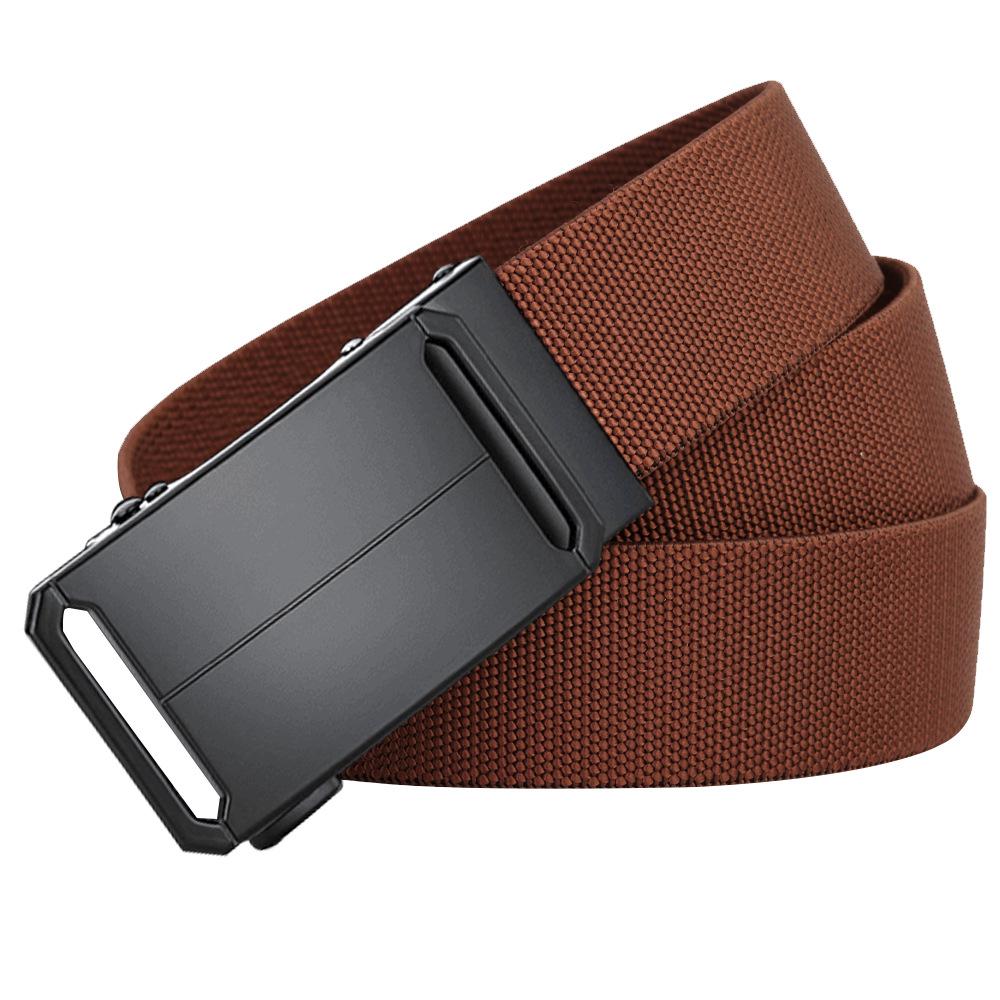 

Чоловічий тактичний ремінь з нейлону з автоматичною пряжкою - Еластичний, повсякденний, з канвасу та шкіри для будь-якого віку 140~150 CM