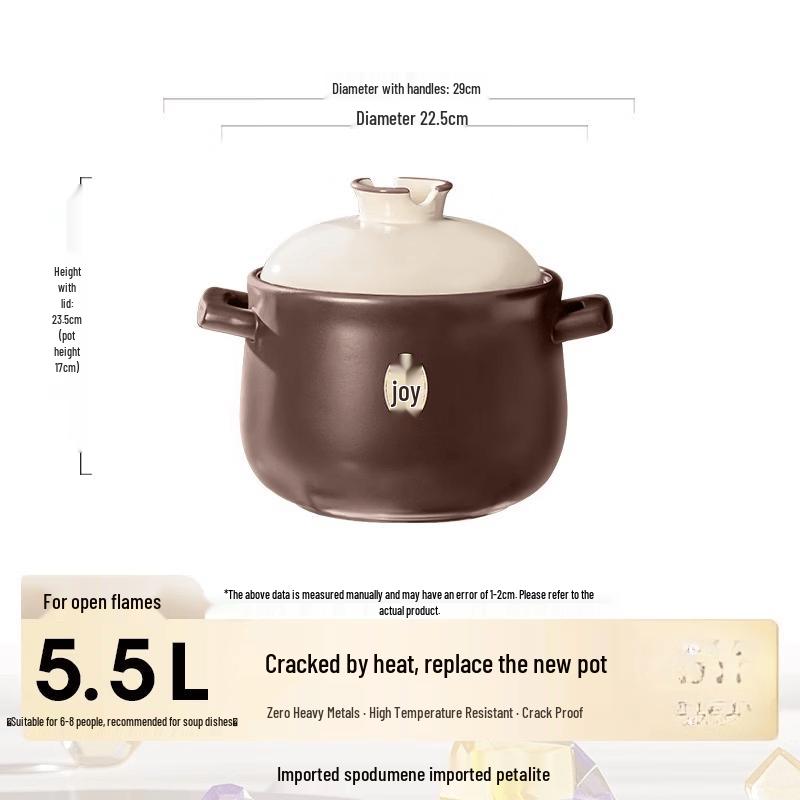 

Ceramic Open Flame Casserole Pot