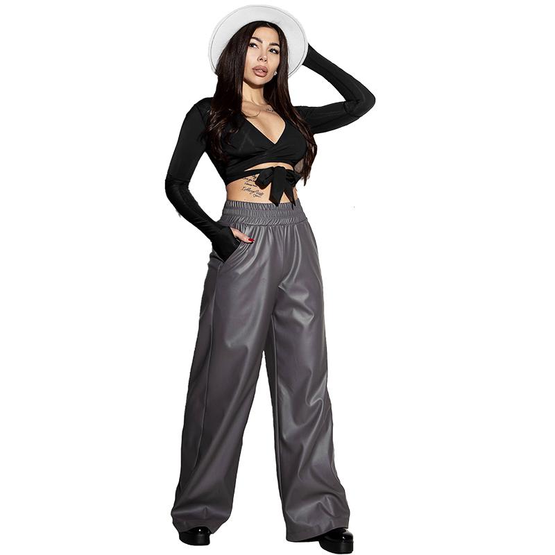 Kožené palazzo kalhoty E2-K TotalFit (06399650)