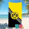 Beach Towel with Borussia Dortmund Pattern - Soft,absorbent,machine Washable Lightweight&Modern,swimming,Travel Essentials