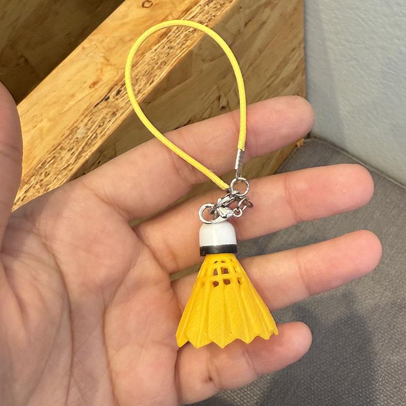 Mini Tennis Racket Keychain Ornament - Cute Personalized Table Tennis Gift