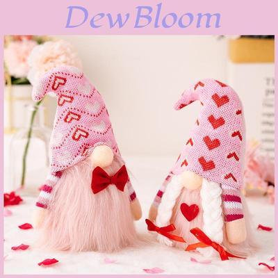 Bezaubernde rosa Valentinstagsfiguren – Süße Pärchen-Deko – Geschenkidee für Verliebte