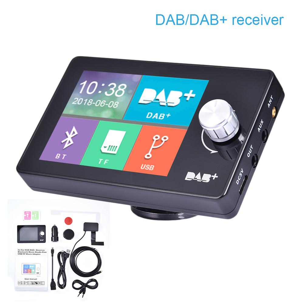 

Mini Car Radio Receiver Car Europe Dab Plus Digital Broadcast FM Receiver Multiple Music Formats With 2.8 Inch Screen Automotive france