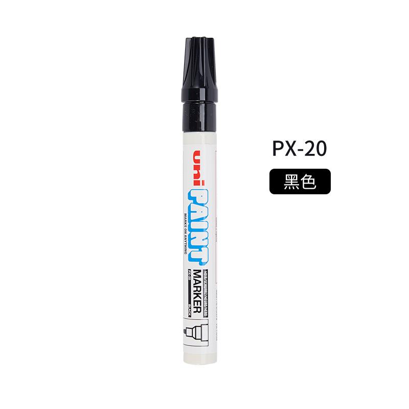 Маркер-ручка Uni Paint, PX-20/21 Цветные Перманентные Граффити Красочные Маркеры Водонепроницаемые Белый rotuladores Шина Свадебная Подпись Stylo