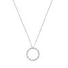 Diamond Circle Wreath Necklace Women's Fashion Versatile Niche Exquisite Temperament High-end Pendant
