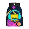 Zaino Geometries Dash per Uomo Donna Moda Scuola Superiore Giorno Lavoro Borse in Tela per Computer Portatile Durevole