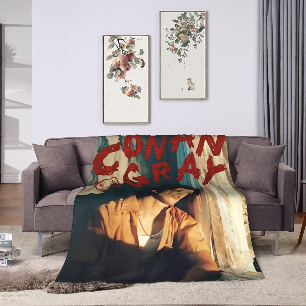 Conan Grays Poster Hd Art Blanket Travel Flannel Throw Blanket For Couch Chair Sofa Bed Warm Soft Bedspread Birthday Present