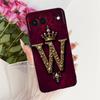 For Google Pixel 6 Case Silicone Luxury Crown A-Z Letters 2D Painted Soft Casing For Google Pixel6 G9S9B GB7N6 G9S9B16 GR1YH