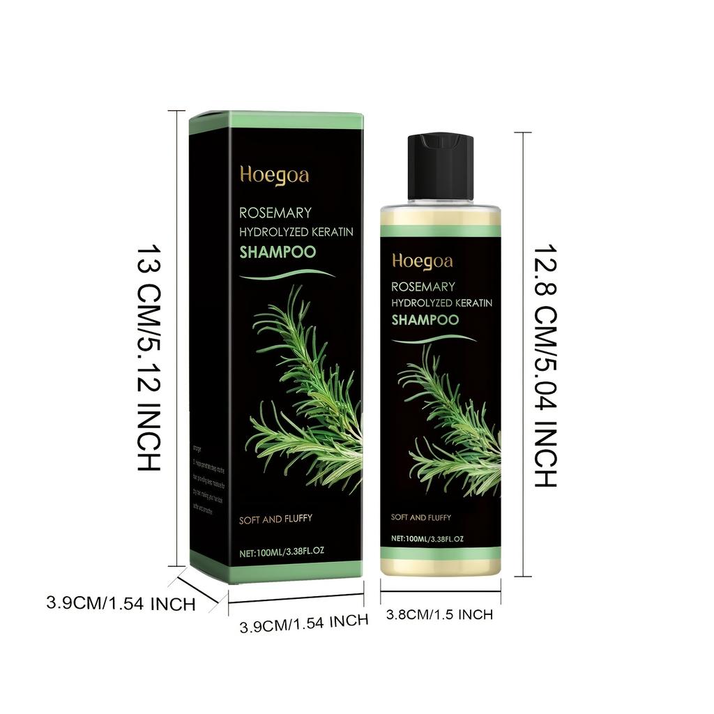 Rosemary Shampoo Soothing Scalp Anti Dandruff Refreshing Fluffy Repair Split Ends Plant Oil Control Nourishment Hair Shampoo