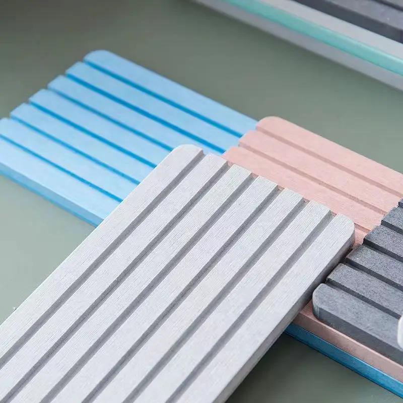 Diatomite Soap Dish, Fast Drying Soap Saver, Soap Bar Holder for Bath Shower, Self-Dry Soap Container Bathroom Accessories