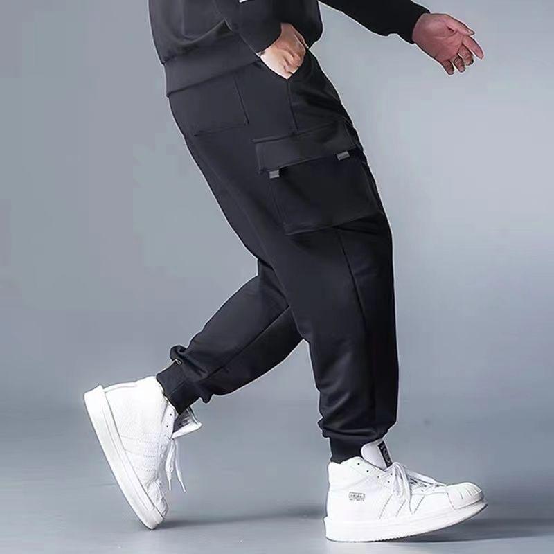 Herren Sommer Übergröße Eisseide Freizeithose - Trendige, locker sitzende Arbeitskleidungshose