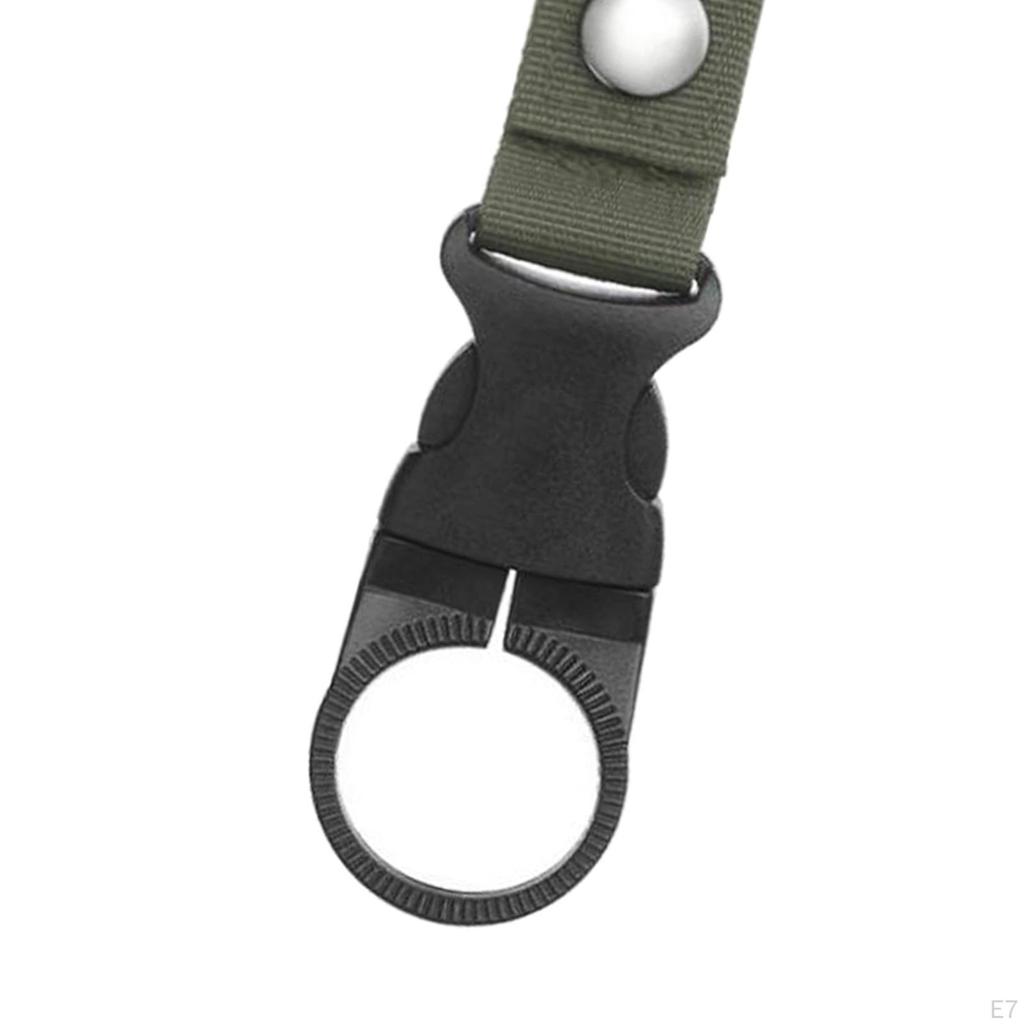 Bottle Hanging Buckle Clip Carabiner Keychain Belt Water Ring Holder Webbing