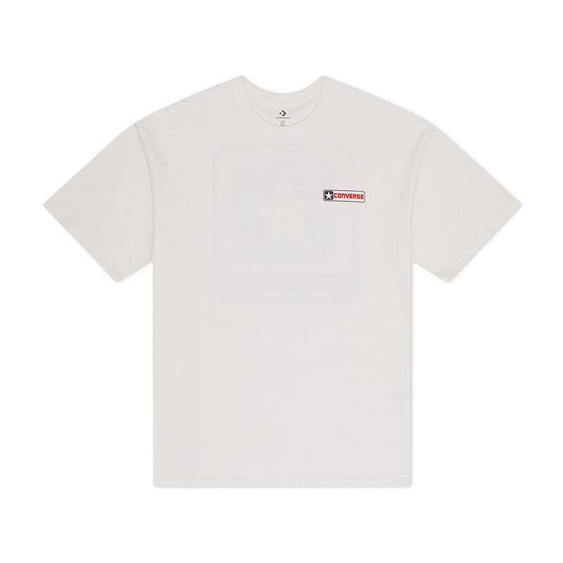 New Converse T Shirts Men s White 10028741-A02 L 2980₽