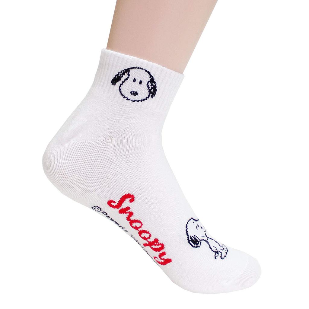 Peanuts Cartoon Movie Series Original Socks [EVEI] Women's (snoopy21_5pairs)