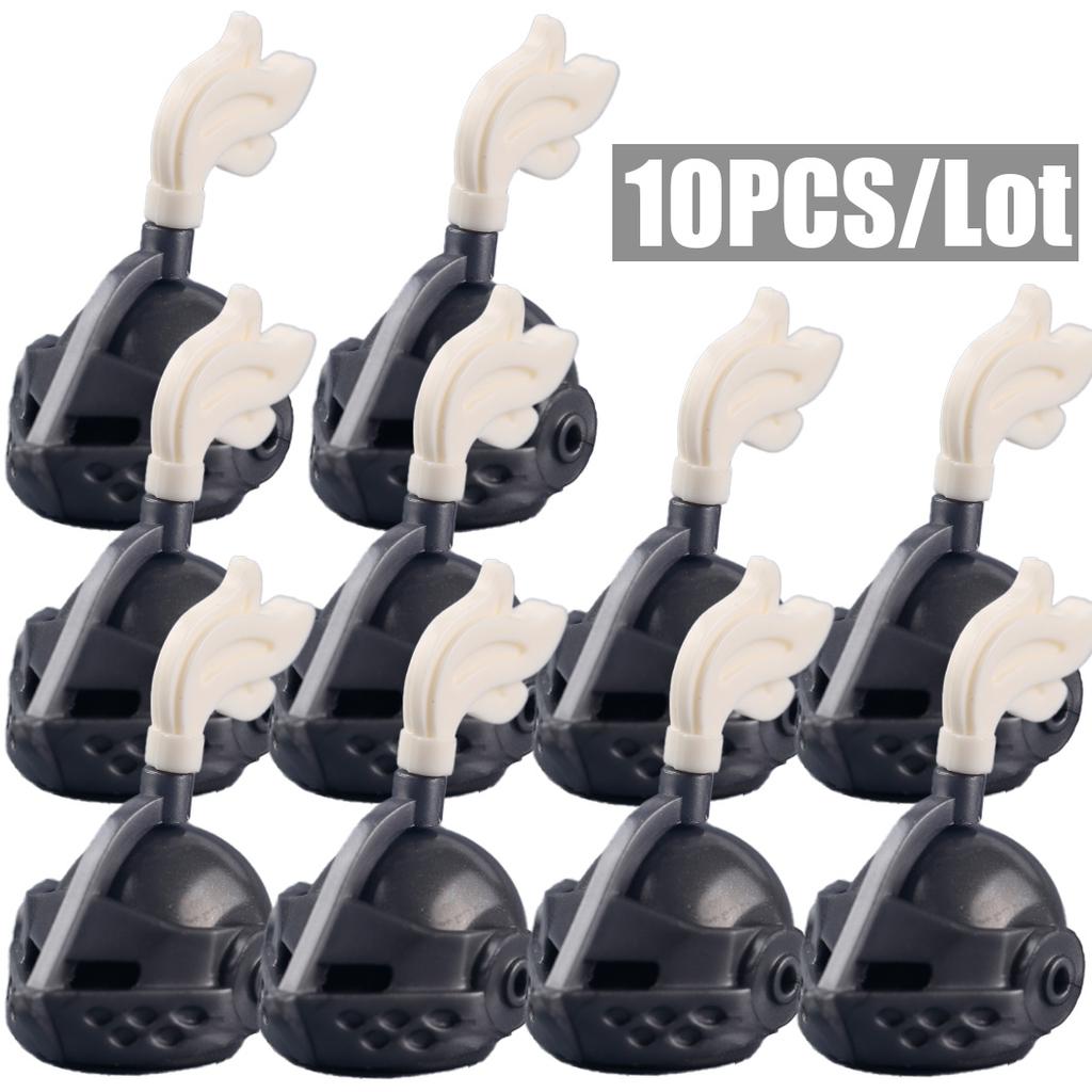 MOC Medieval Knights Helmets Building Blocks Kit Soldiers Army Accessories Bricks Toys Boys Gift