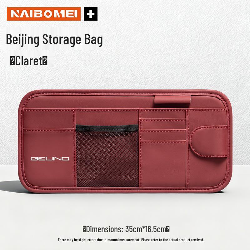 

Compatible with Beijing BJ30 BJ40 BJ60 BJ80 BJ90 F40 Car Sun Visor Glasses Holder