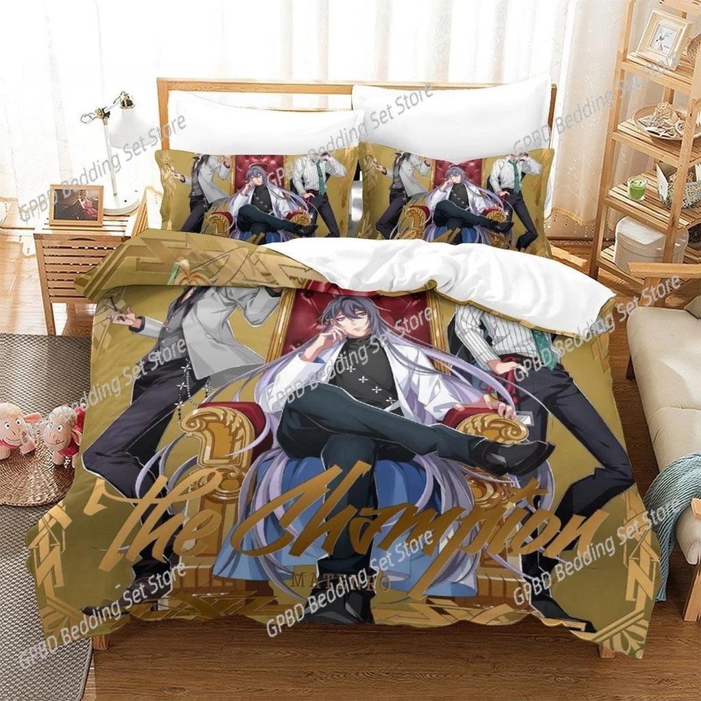 Hypnosis Mic Division Rap Battle Rhyme Anima 3D Bedding Set Duvet Cover Pillowcases Single Twin Full Queen King Size Home Decor