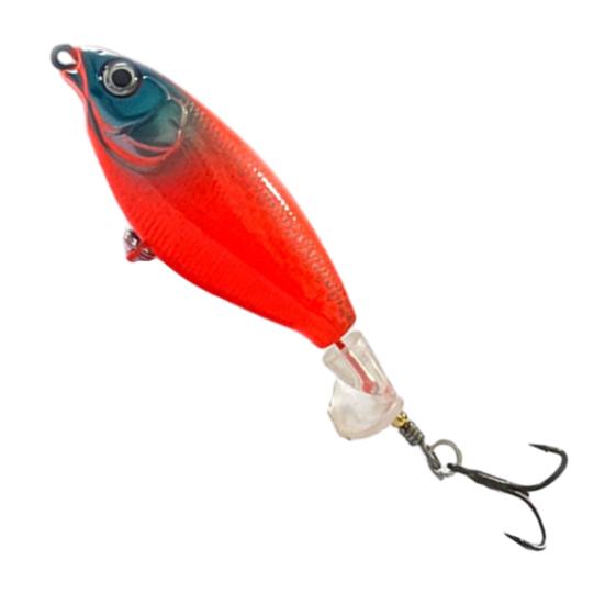 

Рыболовная приманка 7,5 см/6 г, 9 см/11 г с острым крючком, реалистичные 3D глаза, плавающая искусственная металлическая твердая приманка, аксессуары для рыбалки на открытом воздухе L оранжевый