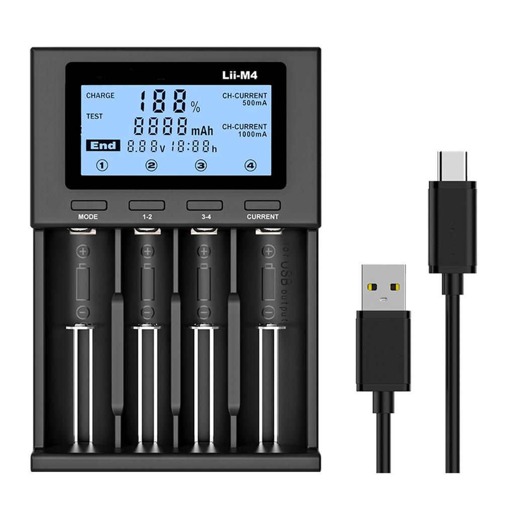 18650 Charger Universal for Smart Chargers for 26650 18650 21700 18350 Batteries