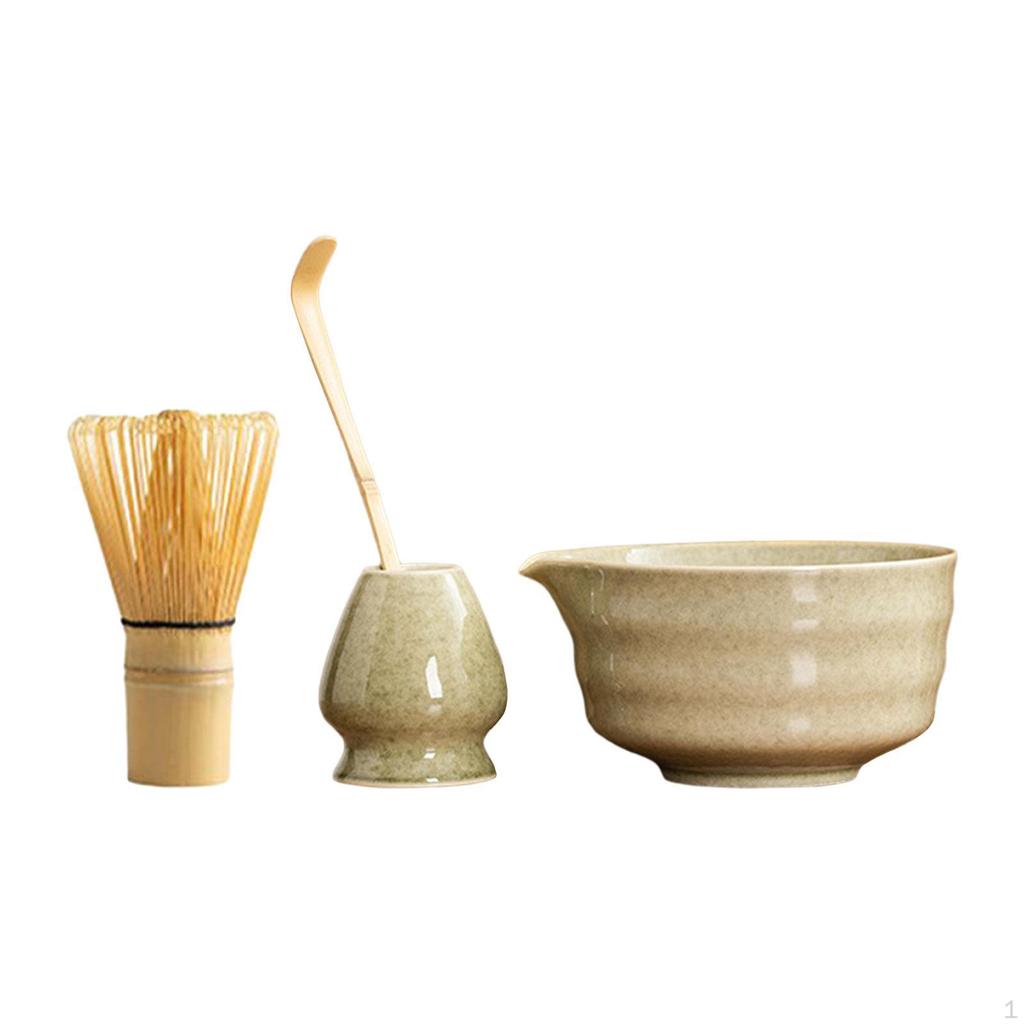 Artcome Matcha-Teeset 7-teilig – Komplettes Japanisches Set Mit Schale, Besen, Sieb & Anleitung