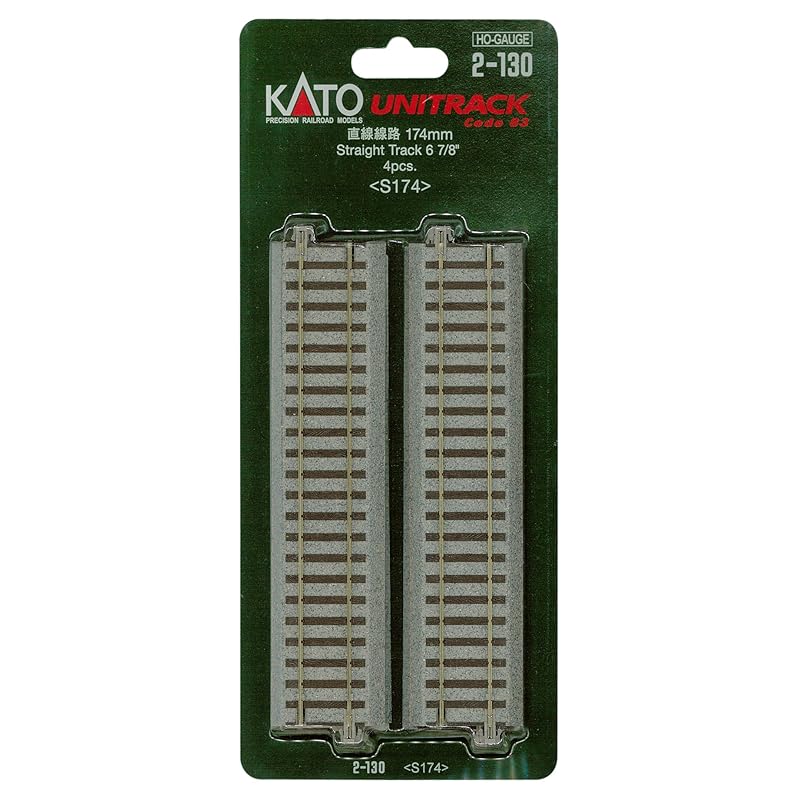 

KATO HO gauge straight track 174mm 4 pieces 2-130 model train supplies