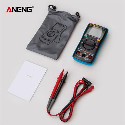 ANENG AN8008/AN8009 Mini Digital Multimeter Rm 409b Double Fuse Auto-range Medidor EléctricoTrue-RMS Transistor Capacitor Teste