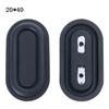 2pieces Black Vibration Plate High Sensitivity and Resolution Passive Radiators DIY Bass Speaker Loudspeaker Vibrating