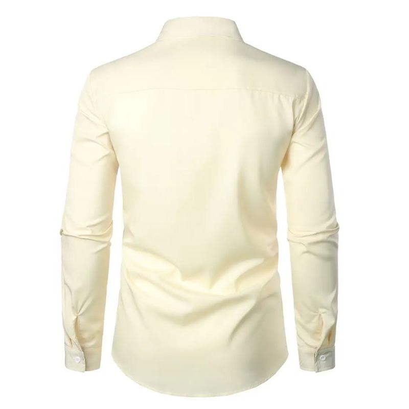 Men's Shirt Casual Shirt Button Up Shirt Long Sleeve Daily Clothing