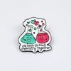Cute Atom Cartoon Brooch: Drip Oil Alloy Badge for Student Backpacks, Jewelry, and Accessories