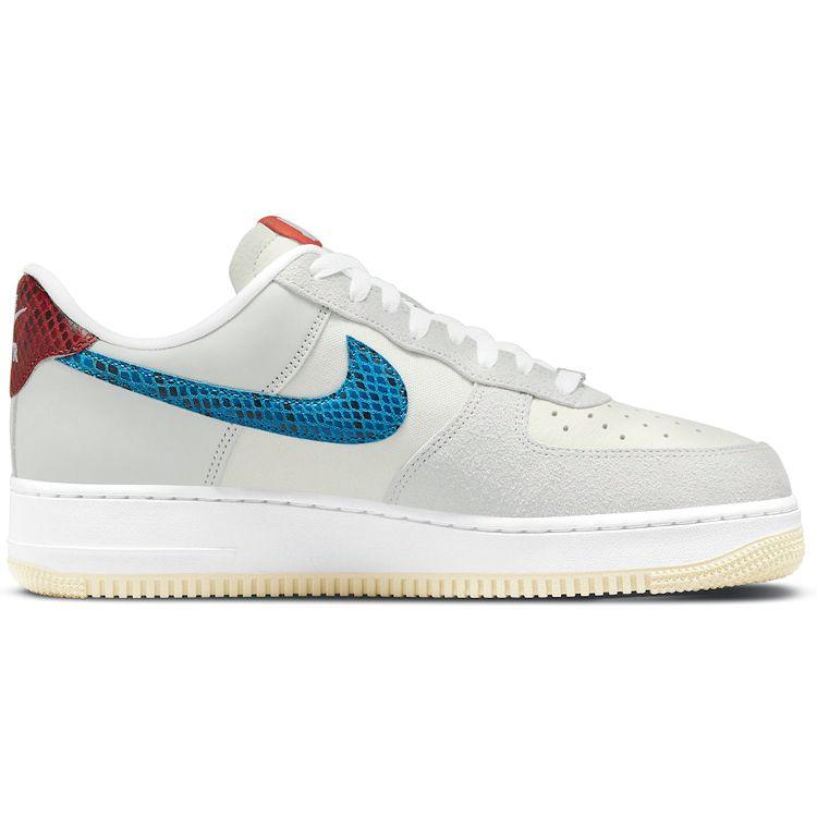 Mens Undefeated X Nike Air Force 1 Low 5 On It Unisex Sneakers White Grey-Fog Imperial-Blue DM8461-001