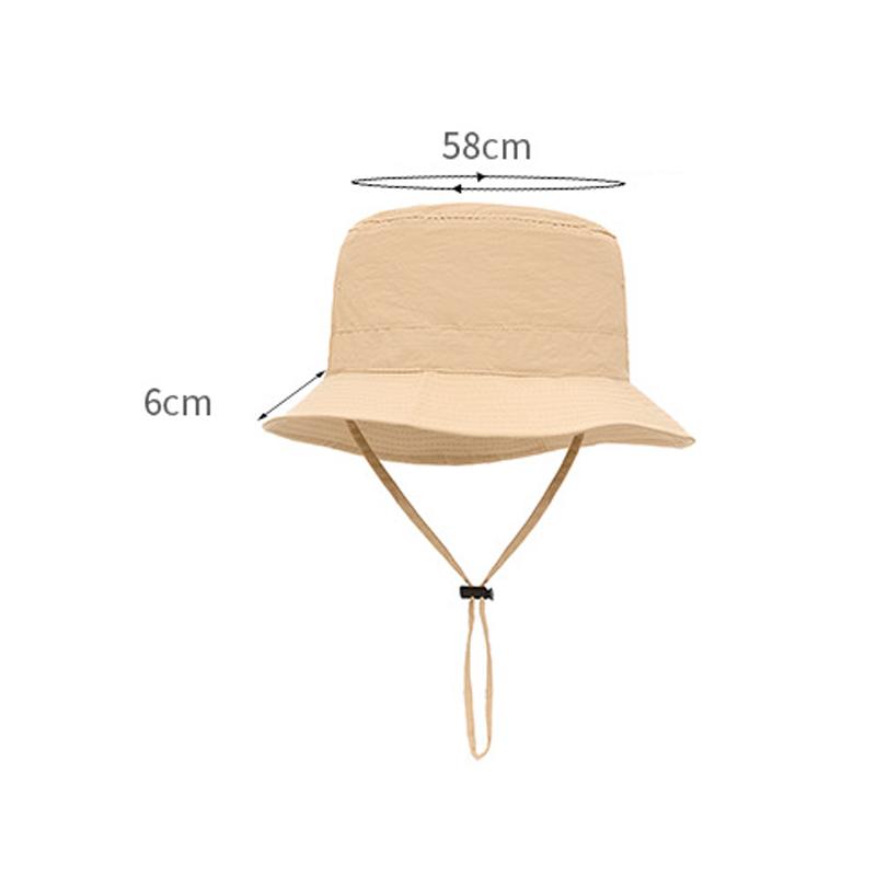 Ultra-Thin Fisherman Hat Men's Summer Sun Protection Sun Hat Uv Protection Women's Outdoor Lightweight Foldable Mountaineering Hat