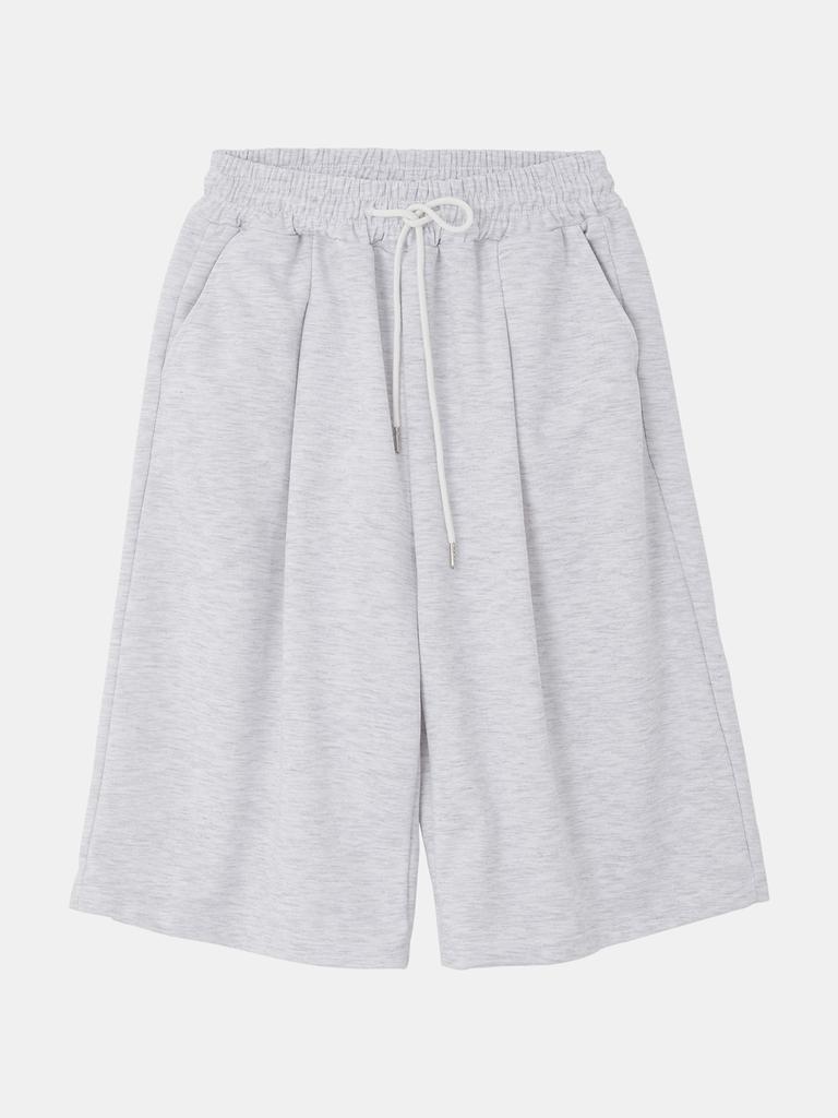 IKALOOK Sleeve Pintuck Elastic Shorts Dspt122
