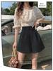 2026 Summer Women's Slimming A-line Wide-leg Shorts - Korean Style, Versatile, Casual Fit
