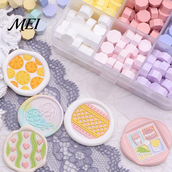 Wax Seal Kit Kit, with Sealing Beads Spoon And Candles, Stationery Decoration DIY Stamp for Wedding Invitations Envelopes Crafting Accessories