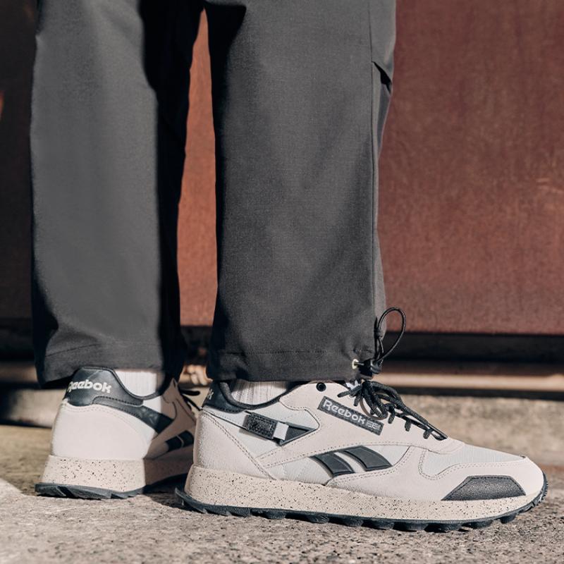 Reebok Classic Leather 'Winterized   White Pure Grey' Sneakers 100074286