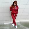Tuta Maglione da Donna Tuta Sportiva Casual da Donna con Cappuccio Maglione alla Moda in Pile