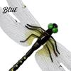 Dragonfly Garden Art Accessory 3D Simulation Outdoor Fake with Keychain Artificial Decoration Insect Model for Yard Courtyard Patio Flower Beds