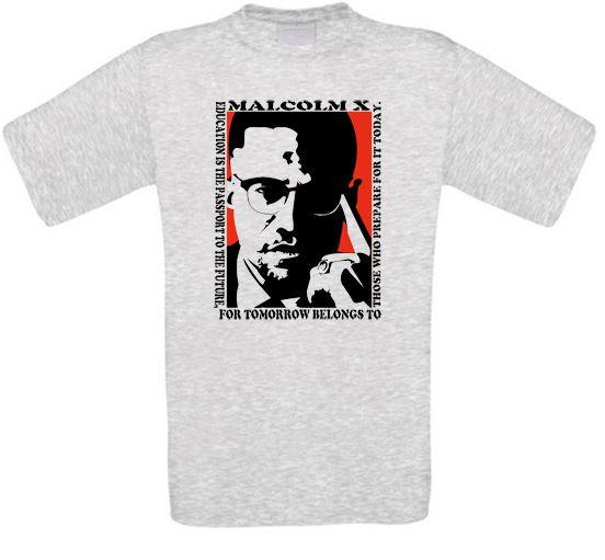 Malcolm X Black Power Islam Revolution T-Shirt All Sizes XXXL
