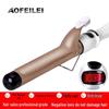 Anti-Scald Ceramic Electric Curling Iron for Large Curls & Bangs - Hair-Safe & Negative Ion Technology