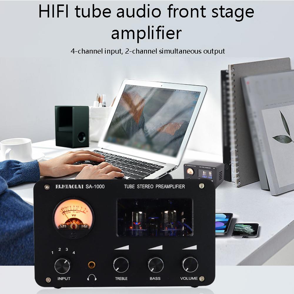 SA-1000  phile Tube Preamplifier   Electric Tube Amplifier 4 Inputs 2 Outputs   Interfaces Lossless   Switching Amplifier Built-in 553