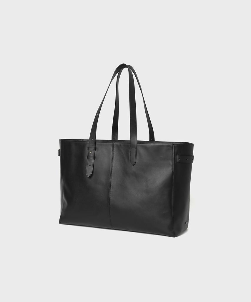 Shirter Montana Leather Tote Bag (Black)