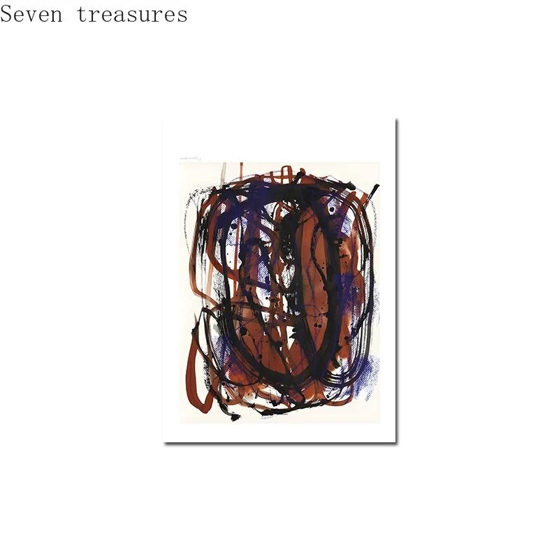 Curve Line Girl Abstract Aesthetic Wall Art Canvas, Nordic Posters and Prints, Picture Mural, Interior Vintage Room Decoration