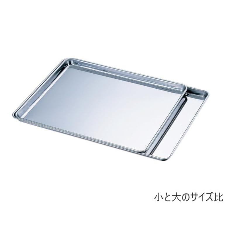 Akagawa Kibutsu Seisakusho Blacha ze stali nierdzewnej 77024 Taca 18-0, Mała,