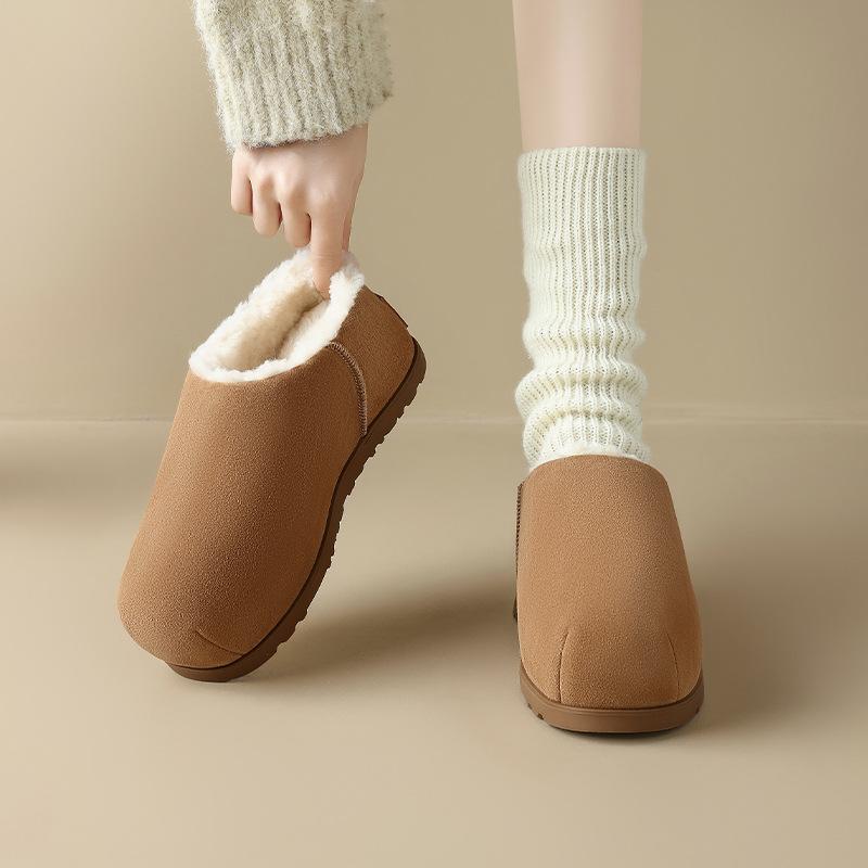 Augustine Snow Boots Women's 2025 New Winter Thick-soled Fleece Thickened Bread Shoes Fashion Short Cotton Boots