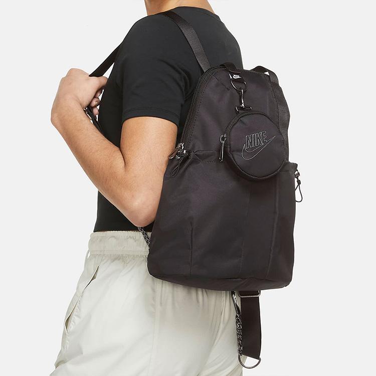 New Nike Polyester 2 in 1 Combo Bag Backpack Regular Unisex Black CW9335-010