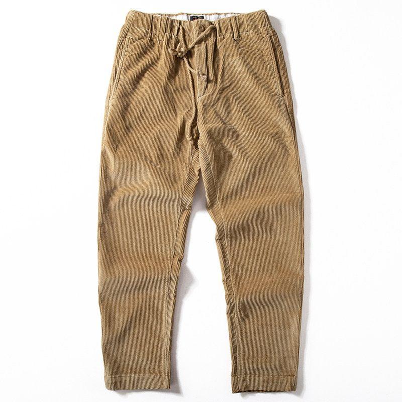 Corduroy Pants Men's Fall and Winter New Arrival Heavy and Thick Corduroy Casual Pants Amekaji Retro Pencil Pants Pants